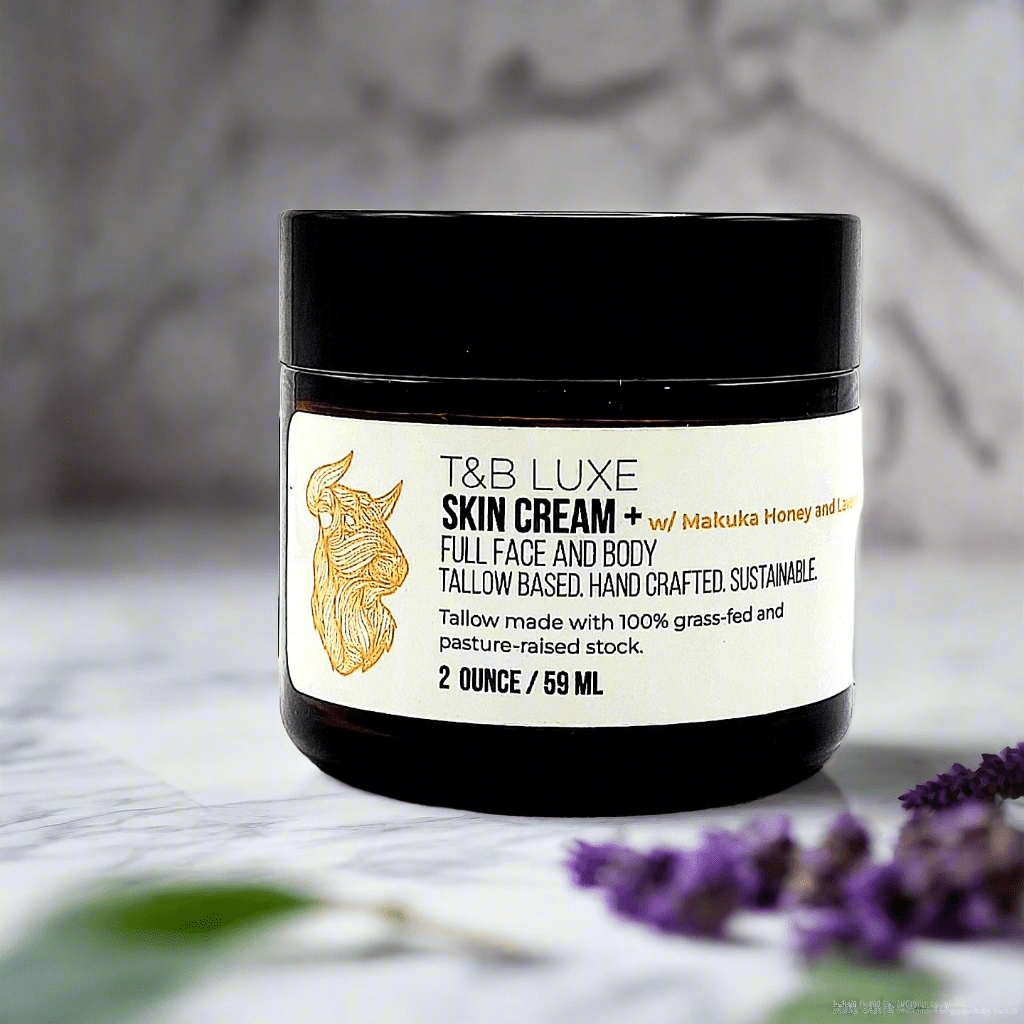 Lavender Vanilla Skin Cream with Manuka Honey 2oz - T&B LUXE