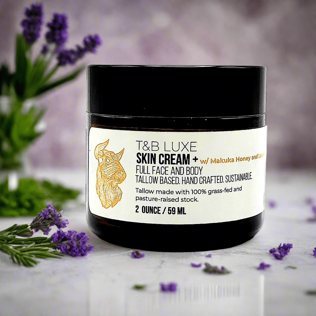 Lavender Vanilla Skin Cream with Manuka Honey 2oz - T&B LUXE